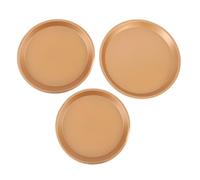 3 Pcs Pizza Pan Set, Carbon Steel 10 11 12 Inch Round Pizza Baking Pans Non Stick Thickened, for Even Cooking in Oven