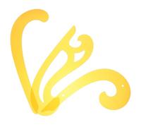 3 Pcs Plastic French Curve Ruler Set for Sewing and Fashion Design | Double Beveled Inking Edges, Flexible Yellow Templates, for Chalk Lines, Fabric Sketches and Illustration