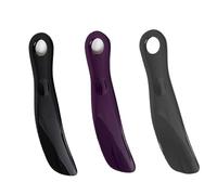 3 PCS Plastic Shoe Horn,Shoe Horns For Men, Shoehorn Universal - Suitable For All Shoes, Heels, Boots & Trainers - Prevent Creases on Spine/Counter - Easily Slip In Your Feet. (For Men, Women & Childr