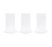 3 pcs Plastic water tray wall soap drip catcher Bar Soap Holder Foam Dispenser Tray bar soap container drip catcher plastic pallet Catch Tray universal white gel