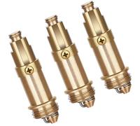 3 Pcs Pop Up Waste Internal Spring Slotted Plug Bolt, Basin Pop Up Plug, Replacement Waste, for Most Bathroom Bathtub Sink Drain Stopper