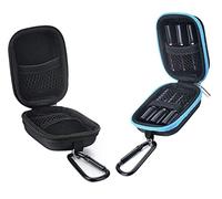 3 Pcs Portable Essential Oil Carrying Case Hard Shell Mini Essential Oil Bag Double-Layer Organizer Holds Bottles Fits 1ML 2ML 3ML 5ML Roller Bottle for Crarry on and Travel