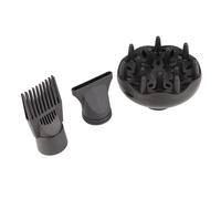 3 PCS Portable Hair Dryer Nozzle Replacement Set Hair Comb Salon Narrow Concentrator Replacement for Outer Diameter 5.0cm