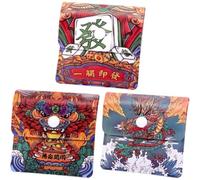 3 Pcs Portable Pocket Car Ashtray Pouch, Reusable Fireproof Ashtray Pouch for Outdoor or Travel Use