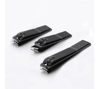 3 Pcs Precision Nail Clipper Set for Fingernail and Toenail,Stainless Steel Nail Clippers, Wide Jaw Opening,Sharp and Durable Ergonomic Design