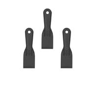 3 Pcs Putty Scraper Set, 2 Inch Flexible Plastic Scraper Spackle Filling Knife Tools, DIY Paint Scrapers Tool for Patching, Decals, Wallpaper, Car Painting (Black)