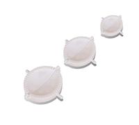 3 Pcs Ravioli Dumpling Maker Set, Manual Chinese Dumpling Pasty Molds Cutter Gyoza Empanada Mould Pie Dough Pastry Wrapper Press Cutter, Gyoza Wrappers, Funny Pie Maker (White,3)
