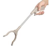 3 Pcs Reacher Grabber Tool Trash Claw with Handle Pick Up Stick Litter Picker Clamp Easy to Hold Cleaning Accessory for Garden