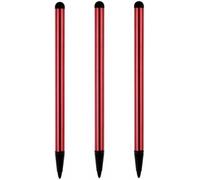 3 Pcs Red Stylus Pens Touch Screens,Universal Fine Point Pencil for Phone and Other Touch Screens,Precision Stylus for All Touch Screen Devices Accessories