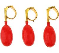 3 Pcs Red Water Squirt kits Water Spray Ring Tricky kit Spoof April Fools' Day Tricky Prank kit Novelty Gag kit Practical Jokes