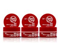3 Pcs RedOne Red Aqua Hair Wax Full Force | Maximum Control 150ml