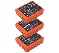 3 pcs Replacement battery for HBC BA223030 BA223000 FUB6 Radiomatic Micron 4/5/6/7 Radiomatic Quadrix Radiomatic Keynote Radiomatic Vector Pro Radiomatic Patrol D Radiomatic Linus 4 2000mah update