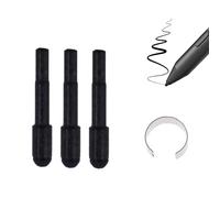 3 Pcs Replacement Capacitive Tips Replacement Plastic Tips Metal Removal Clip Laptop Smooth Writing Tip