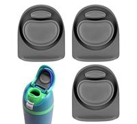 3 Pcs Replacement Stopper Compatible with Owala FreeSip 24oz 32oz Leak Proof Water Bottle Top Replacement Lid Gasket Parts for Owala 19/24/32/40oz Water Bottle Top Stopper Ring Mouthpiece Parts (Gray)