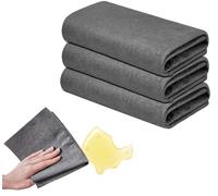 3 Pcs Reusable Magic Cloth, Magic Cleaning Cloths, Felt Fabric, Super Soft Streak Free Microfiber Cloths, Window Wipes, Ultra Soft, Reusable Glass Cleaning Rag for Home, Kitchen, Cars Glass Window