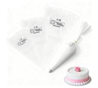 3 Pcs Reusable Piping Bag - 3 Sizes Icing Bags Cotton Pastry Bags, Re-usable DIY Cake Decorating Tool for Cakes, Pies & Cookies