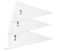 3 Pcs Reusable Piping Bags, 14,16,18 Inch Canvas Cake Decorating Bags, Pastry Piping Bags, Icing Frosting Bag Non-Slip Pastry Bags for Cakes Dessert Pastry Cupcake Cookie Decorating