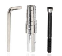3 PCS Ring Resizer 7-14 Expanding Ring Mandrel with Hex Allen Key Steel Ring Stretcher Tool Ring Making Kit for Lathe Heavy Duty Ring Shaper Tool for Ring Turning and Ring Making