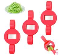 3 Pcs Runner Bean Slicer & Stringer Set - Stainless Steel Shredder Knife for Runner Beans & Green Beans, Sharp & Efficient Kitchen Tool for Home & Restaurant Use, Mini Vegetable Slicer Gadget