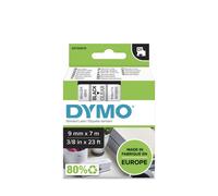 3 pcs - S0720670 Dymo Black on Clear Label Printer Tape, 7 m Length, 9 mm Width