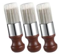 3 Pcs Salve Brush for Leather Furniture Boar Bristle Brush Wood & Leather Cleaning Tool with Soft Nylon & Polyester Bristles for Leather Couches and Furniture Polisher, Moisturizer