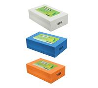 3 Pcs Sanding Blocks Diamond Hand Polishing Pad Kit 800 Grit + 1500 Grit + 3000 Grit Grinding Electroplated Hand-Held Pads Block for Granite Marble Glass Grinding