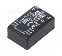 3 pcs : SCW20B-12 - Converter: DC/DC, 20W, Uin: 18÷36V, Uout: 12VDC, Iout: 1666m