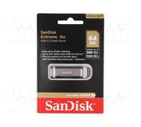 3 pcs : SDCZ810-064G-G46 - Pendrive, USB 3.2, 64GB, USB A, Extreme GO, black,sil
