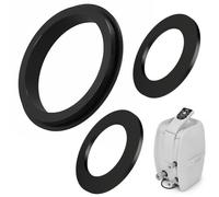 3 PCS Seal Ring for Lay-Z-Spa Bestway, Coleman, Silicone A, B & C Seals, Lay Z Spa Compatible Seal Set A + B/C Coupling Seals fits all Airjet models, Replacement Seal Set for Intex Hot Tub