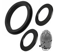 3 PCS Seal Ring for Lay-Z-Spa,Silicone A, B & C Seals, Lay Z Spa Compatible Seal Set A + B/C Coupling Seals fits all Airjet models,Replacement Seal Set for Lay-Z-Spa,Rubber Washer for Intex Hot Tub