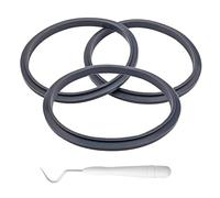 3 PCS Sealing Gaskets Replacement Seal Rings Compatible with NutriBullet Blenders 600w/900w With a Curved Needle for Easy Removal