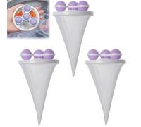 3 Pcs Set Pet Hair Remover for Laundry, 2024 Upgrade Floating Washing Machine Dog Hair Catcher,Reusable Pet Hair Remover Filter Mesh Bag for Laundry#pink#blue#Purple