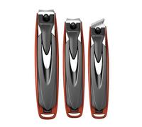3 Pcs/Set Stainless Steel Toenail Cutter Nails Cutter Set Angled Head Head Fingernail Cutter Nails Cutter Set