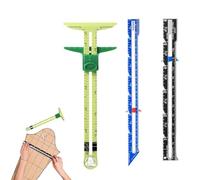 3 Pcs Sewing Ruler Professional Seam Guide Ruler 5-in-1 T-Shaped Sewing Measuring Tool for Knitting Crafting Beginner Supplies