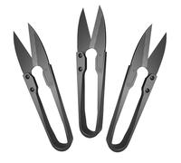 3 Pcs Sewing Scissors,High-Carbon Steel Thread,Thread Cutter,Fabric Scissors,Mini Small Snips Trimming Nipper,Great for Arts,Crafts,Stitch,DIY(Black)