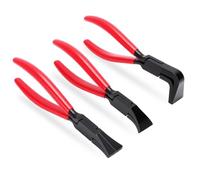 3 Pcs Sheet Metal Bender Set, Hand Seamers Sheet Metal Tools, Seaming Pliers, Straight 45 90 180 Degree, Roofing Tools for Bending HVAC, Roof Windows and Doors