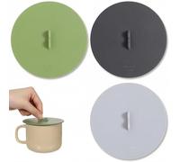 3 Pcs Silicone Cup Covers, Reusable Silicone Mug Cover, Colored Universal Coffee Mug Lid, Dust Proof Airtight Seal Lids for Mugs Tea Cups Coffee Cup