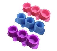 3 Pcs Silicone Planter Mold,Concrete Flower DIY Succulent Making Pot