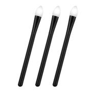 3 Pcs Silicone Shadow Brush Eyeshadow Applicators Eyeshadow Brush Lip Mask Makeup Brushes for Liquid Eye Shadow Applying Cream