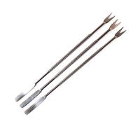 3 Pcs Silver Seafood Forks Tools Household Stainless Steel Lobster Forks Nut Walnut Needle Seafood Picks Nut Picks and