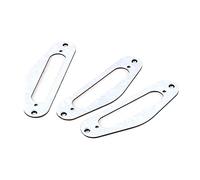 3 Pcs Single Coil Pickup Surround Plate Mounting Vintage Metal T-Style Neck Pickup Electric Guitar Accessories Single Coil Pickup