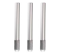 3 Pcs Single Head Aluminum Multi-Colors Pencil Lengthener, Adjustable Handy Pencil Extender Holder for Colored Pencils in Regular Size