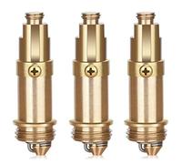 3 PCS Sink Bath Basin Waste Easy Pop Up Click Push Pop Up Internal Spring Brass Plug Bolt