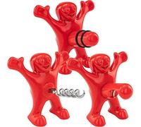 3 Pcs Sir Perky Bottle Opener, Strong Durable Novelty Wine Corkscrew Wine Bottle Stopper for Bar, Party, Beer Lovers
