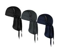 3 Pcs Skull Cap Bandana Caps Cycling Caps Running Hat Mens Durag Cap Motor Bike Helmet Bandana Headband Helmet Liner Hat