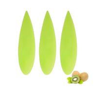 3 Pcs Slicer Kiwi Plastic Fruit Digging Spoon Divider Kitchen Gadget Accessories, Fruit Peeler and Slicer (Random Color)