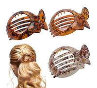 3 PCS Small Hair Clip for Thin Hair, Flat Hair Claw Clips Hairclips Non-Slip Flat Claws With Strong Hold Resilient Spring Action Hair Accessories for Women & Girls’ Daily Styling