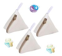 3 PCS Small Laundry Bag, Mesh laundry Bags, Mini Mesh Laundry bags, Bra Bag Laundry Pouch Dirty Clothes Bag, Socks Underwear Portable Fine for Travel 12 * 12cm