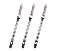 3 Pcs Small Paint Brush, Paint Brush Small Trim Paint Brushes for Touch Up, Edge Painting Tool for Art Application, Sash, Baseboards, House Wall Corners