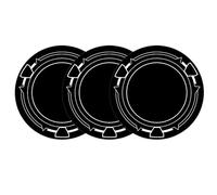 3 Pcs Smartphone Heat Dissipation Sheet Aluminum Metal Cooling Plate Live Streaming Smartphone Cooling Patch for Outdoor Enthusiasts